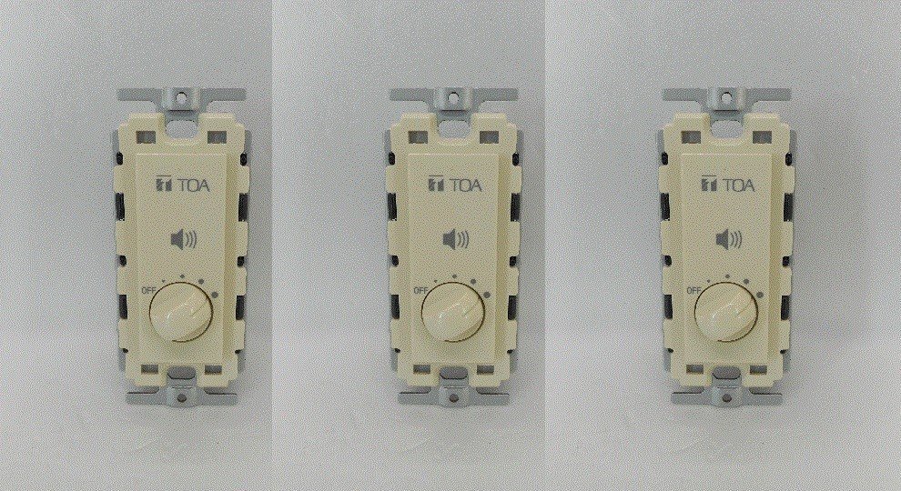 ◎未使用品 TOA AT-063 アッテネータユニット 3台セット 現状品◎Z-3921
