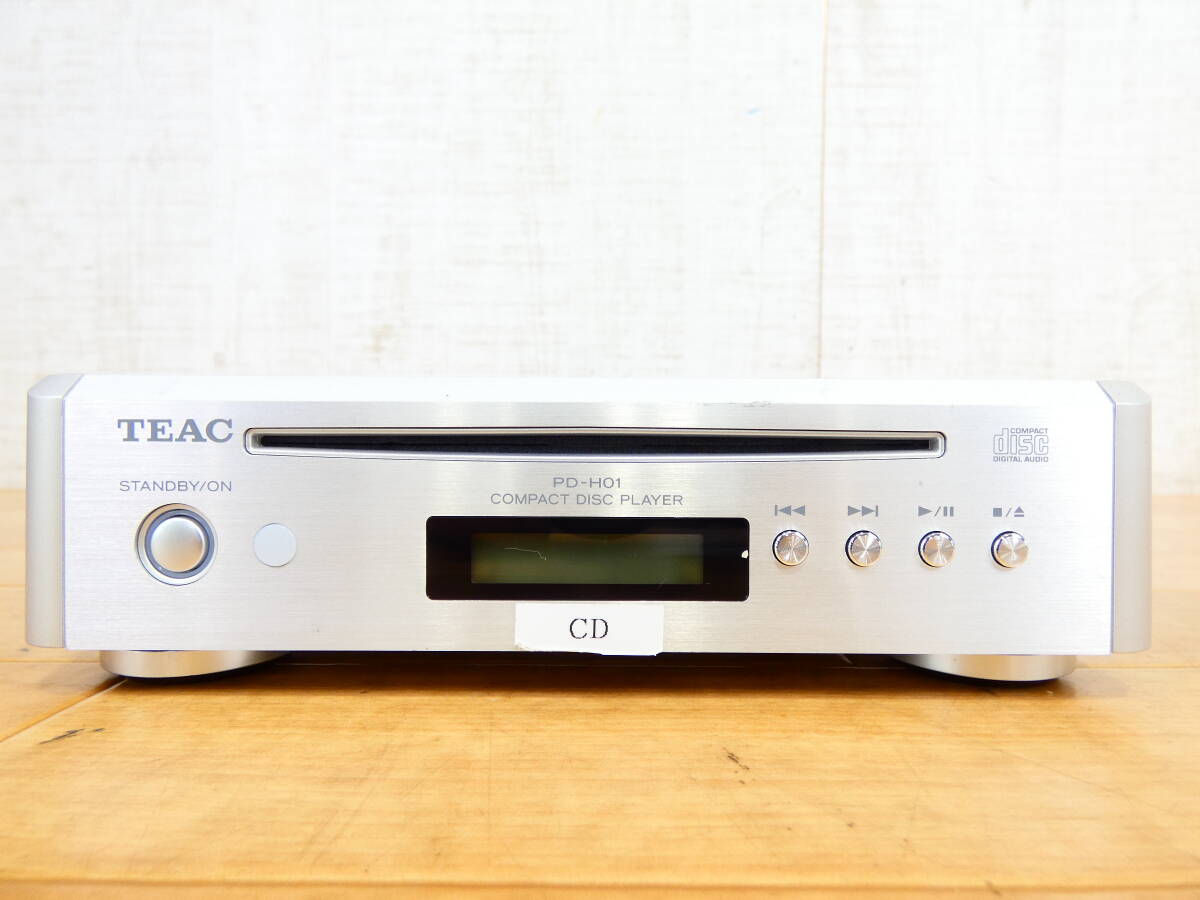 S) TEAC ティアック CDプレーヤー PD-H01S 音響機器 オーディオ ※ジャンク/動作未確認 ② @60 (4)