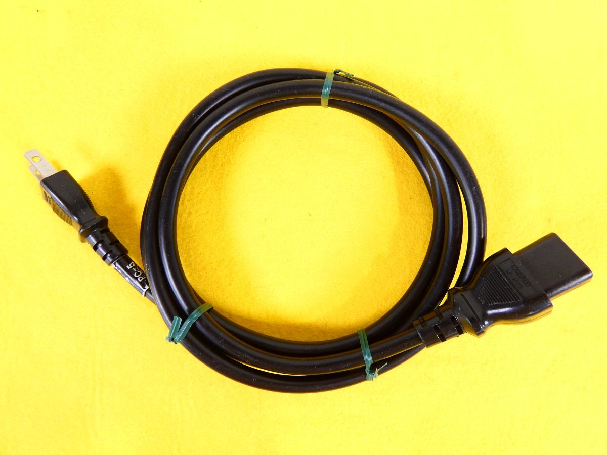 (CD-38) KRIPTON クリプトン 電源ケーブル PC-5 約2.0m 音響機器 オーディオ @送料600円 (4)