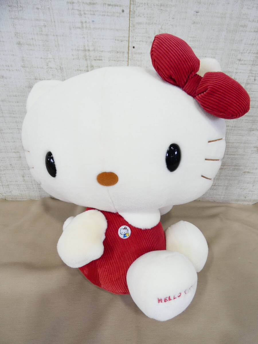 ◎パートナー サンリオ ハローキティ ビッグサイズ ぬいぐるみ ハローキティ 30周年記念 約40cm 約900g クラシックキティ ＠120(5)
