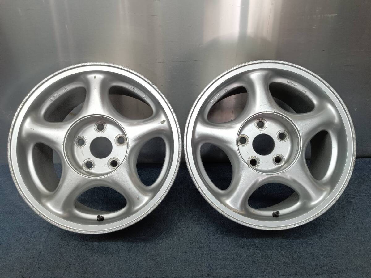 ★希少品★ トヨタ 80 スープラ純正 16×9J +50 5H-114.3 2本セット