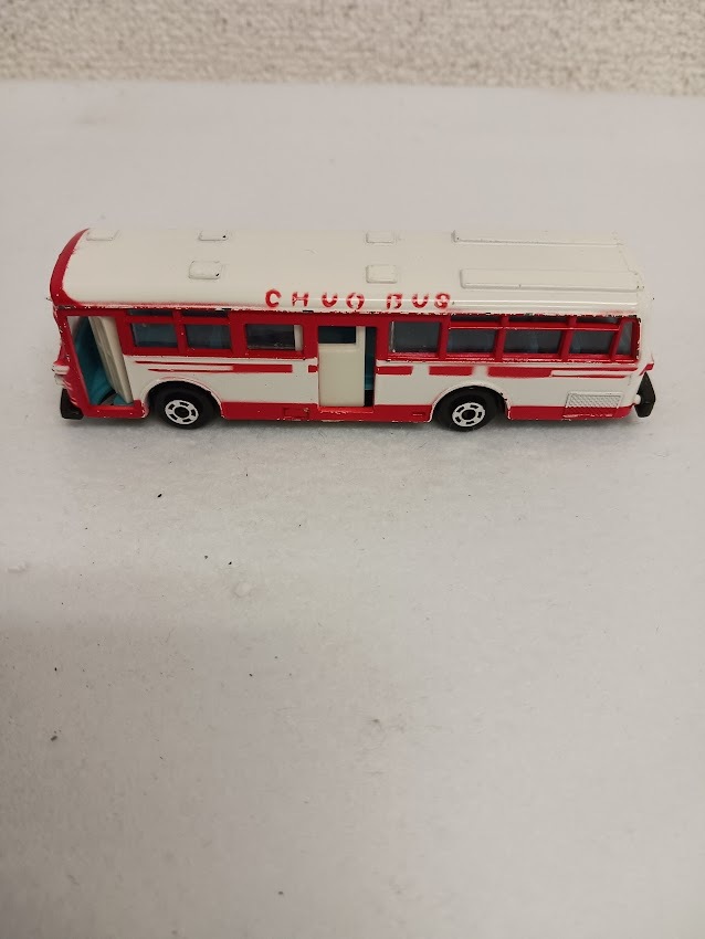 【u01487】【当時物】ニシキ ダイカスケール 1/100 中央バス 日本製 MADE IN JAPAN レトロ ミニカー 昭和 CHUO BUS ダイヤペット