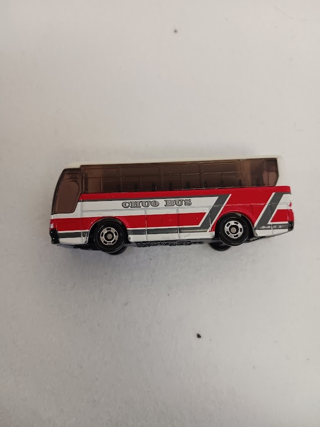 【u01489】トミカ NO.1 三菱ふそう エアロクィーン 中央バス (CHUO BUS) 2000年製 1/156 スケール