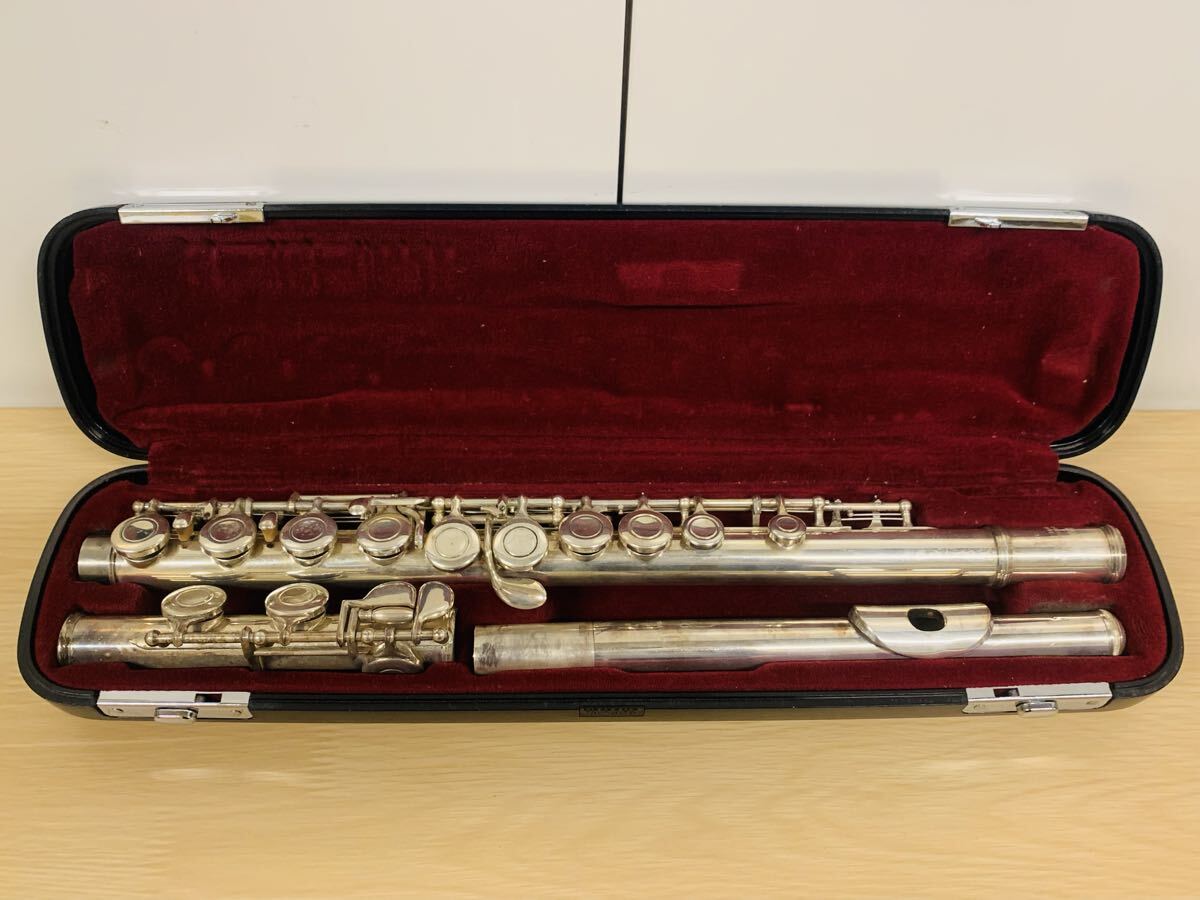T13956 ヤマハ フルート YFL-311Ⅱ SILVER HEAD 925 シルバー 楽器 管楽器 ケース付き