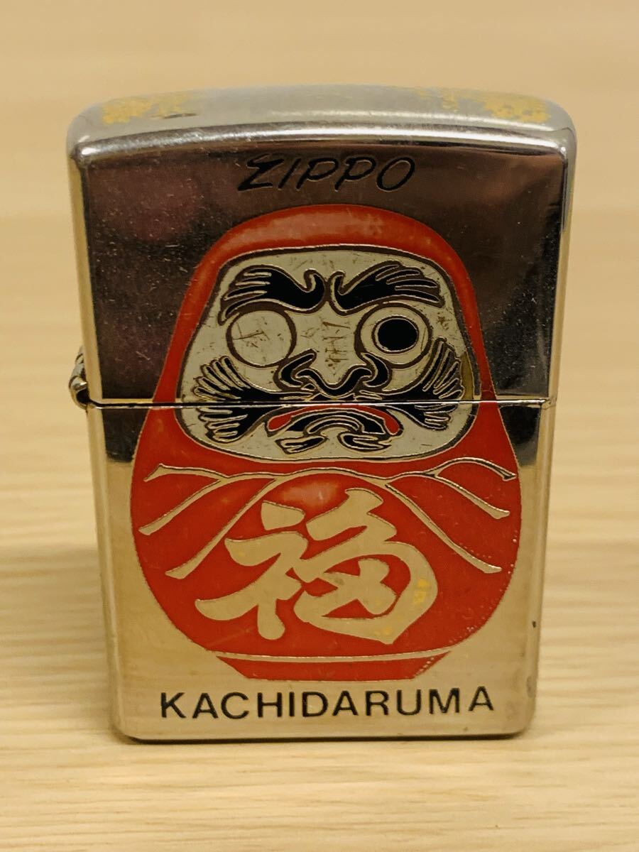 T12914【火花散りません】Zippo KACHIDARUMA ライター 喫煙具