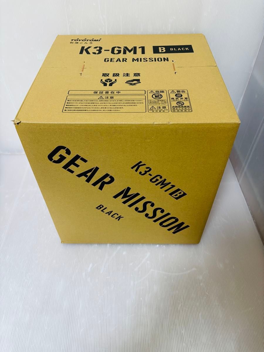 【未開封品】TOYOTOMI K3-GM1 GEAR MISSION 石油こんろ ストーブ キャンプ 暖房 調理 トヨトミ