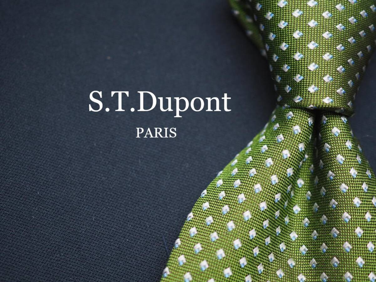 【S.T.Dupont デュポン】 I 2564 SILK ブランド ネクタイ 古着 良品 転売 仕入