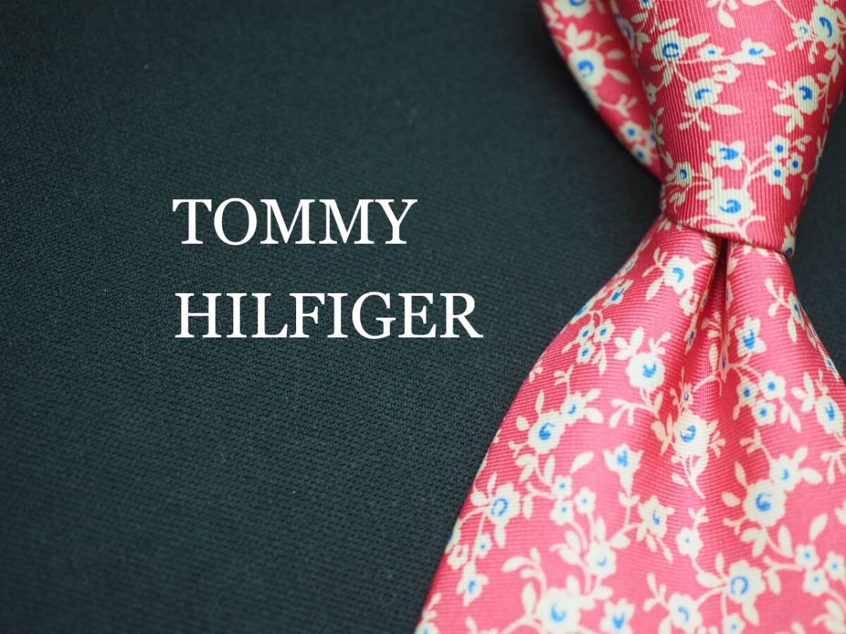 美品【TOMMY HILFIGER トミーヒルフィガー】 J 1196 SILK ブランド ネクタイ 古着 良品 転売 仕入