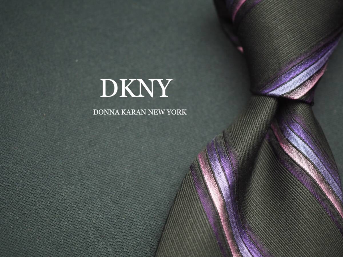 訳あり未使用品【DKNY ダナキャラン ニューヨーク】 J 1215 SILK ブランド ネクタイ 古着 良品 転売 仕入