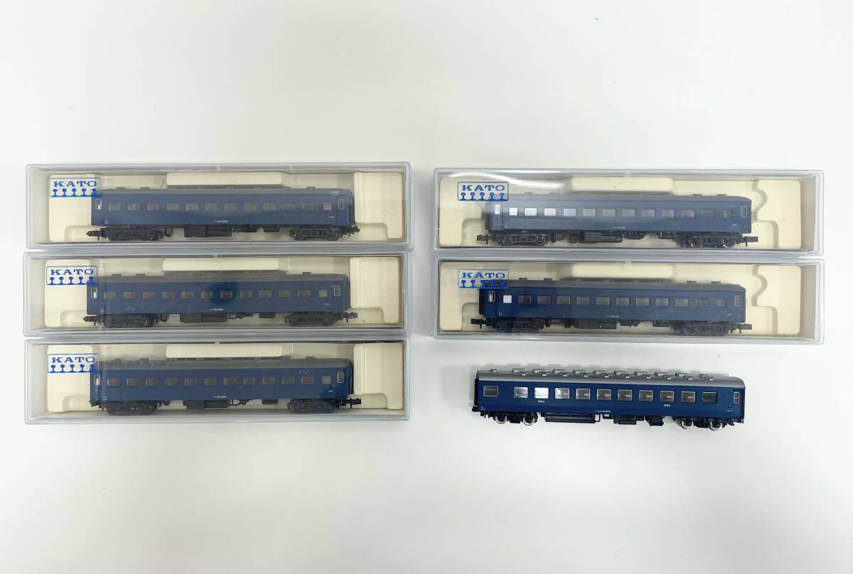 MS11152z 鉄道模型 KATO カトー 5127-2 オハ35×3／5128-2 オハフ33／MICRO ACE マイクロエース（ケースなし）×1 客車 現状品