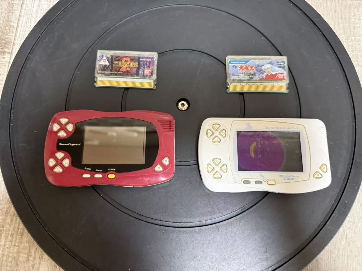 BANDAI WonderSwan ワンダースワン SCT-001 + WSC-001 ※ジャンク品 通電動作未確認