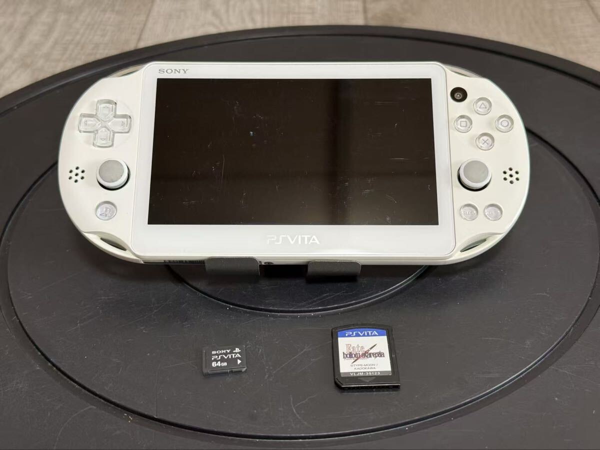 SONY ソニー PSVITA PlayStation Vita PCH-2000 ホワイト メモリーカード 64GB付 ※ 通電確認 ジャンク 