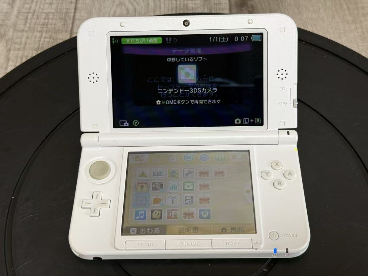 Nintendo 任天堂 ニンテンドー SPR-001 3DS LL ゲーム機 ミントホワイト ※通電確認済み