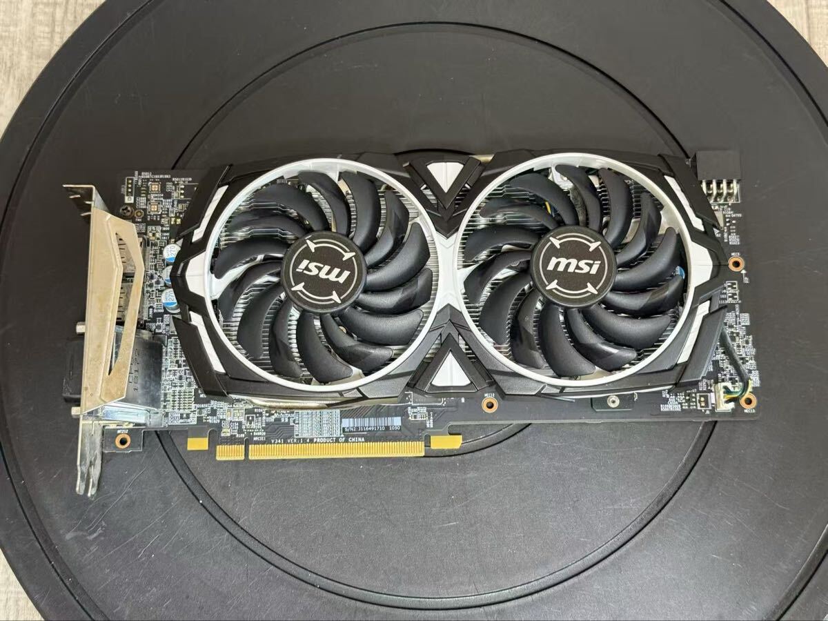 MSI RADEON RX580 ARMOR 8G OC グラフィックカード ※現状品 