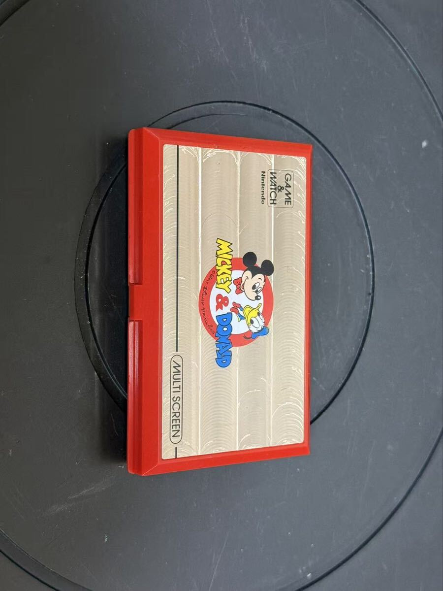 Nintendo 任天堂 GAME＆WATCH MICKEY＆DONALD DM-53 ゲームウォッチ ミッキー &ドナルド マルチスクリーン ※現状品 通電動作未確認