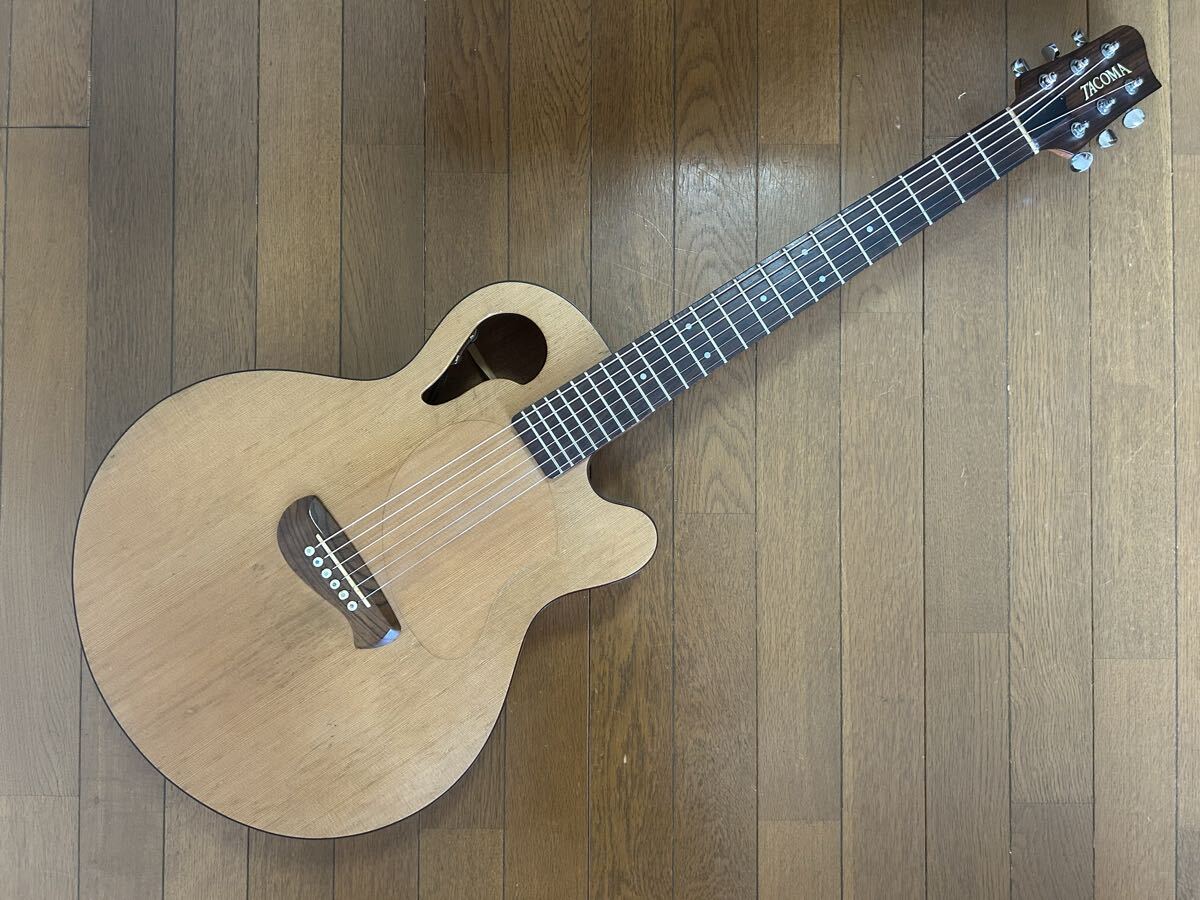 [GT]Tacoma Chief Series C1C タコマギター・チーフシリーズ・エレアコ 貴重品 Made In USA ピックアップはL.R. Baggsにアップグレード！