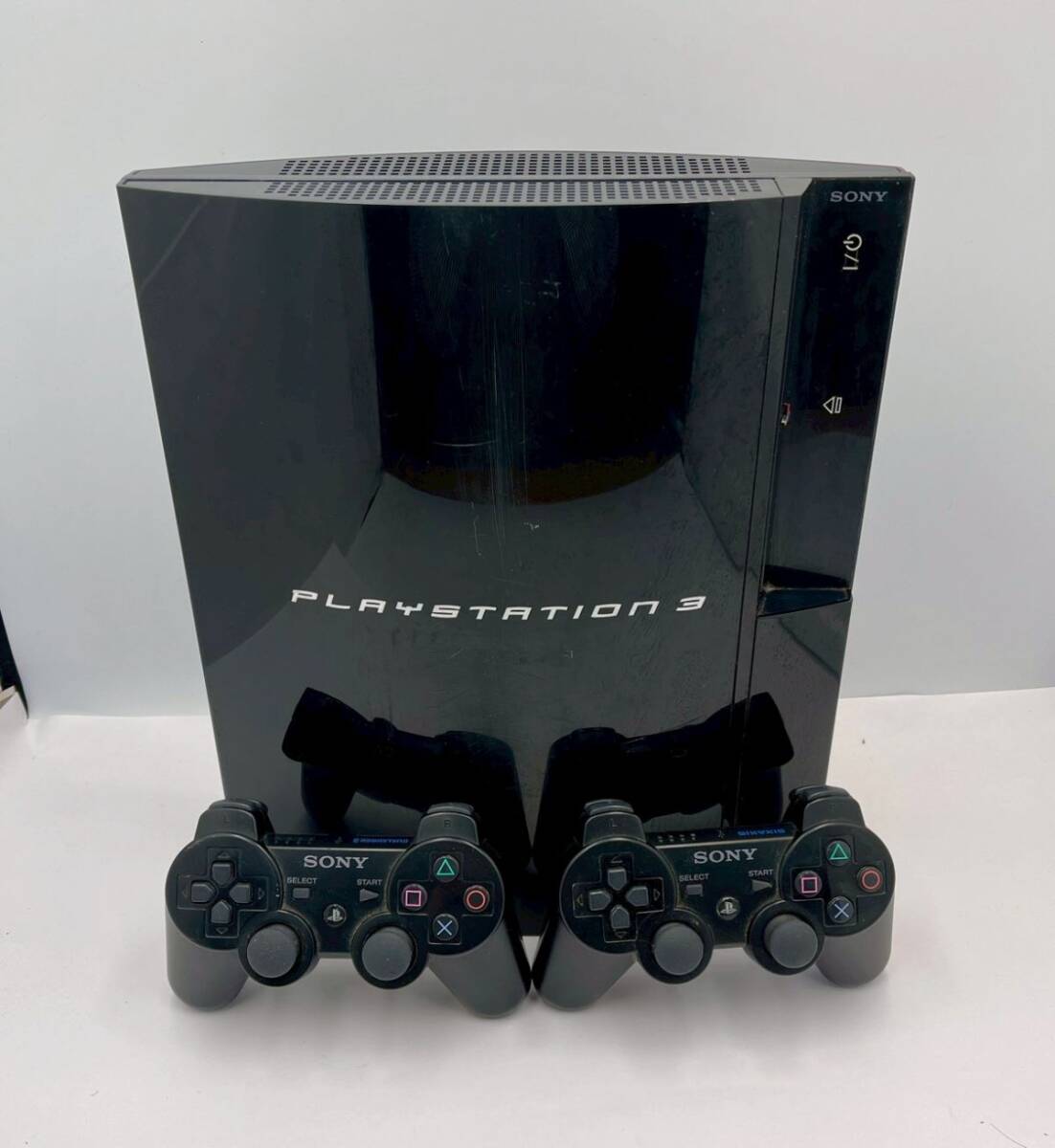 1円〜⑤ SONY ソニー PlayStation3 ピアノブラック CECHB00 PS3 20GB 初期型 PS2互換 本体 コントローラー 付き ＃③40
