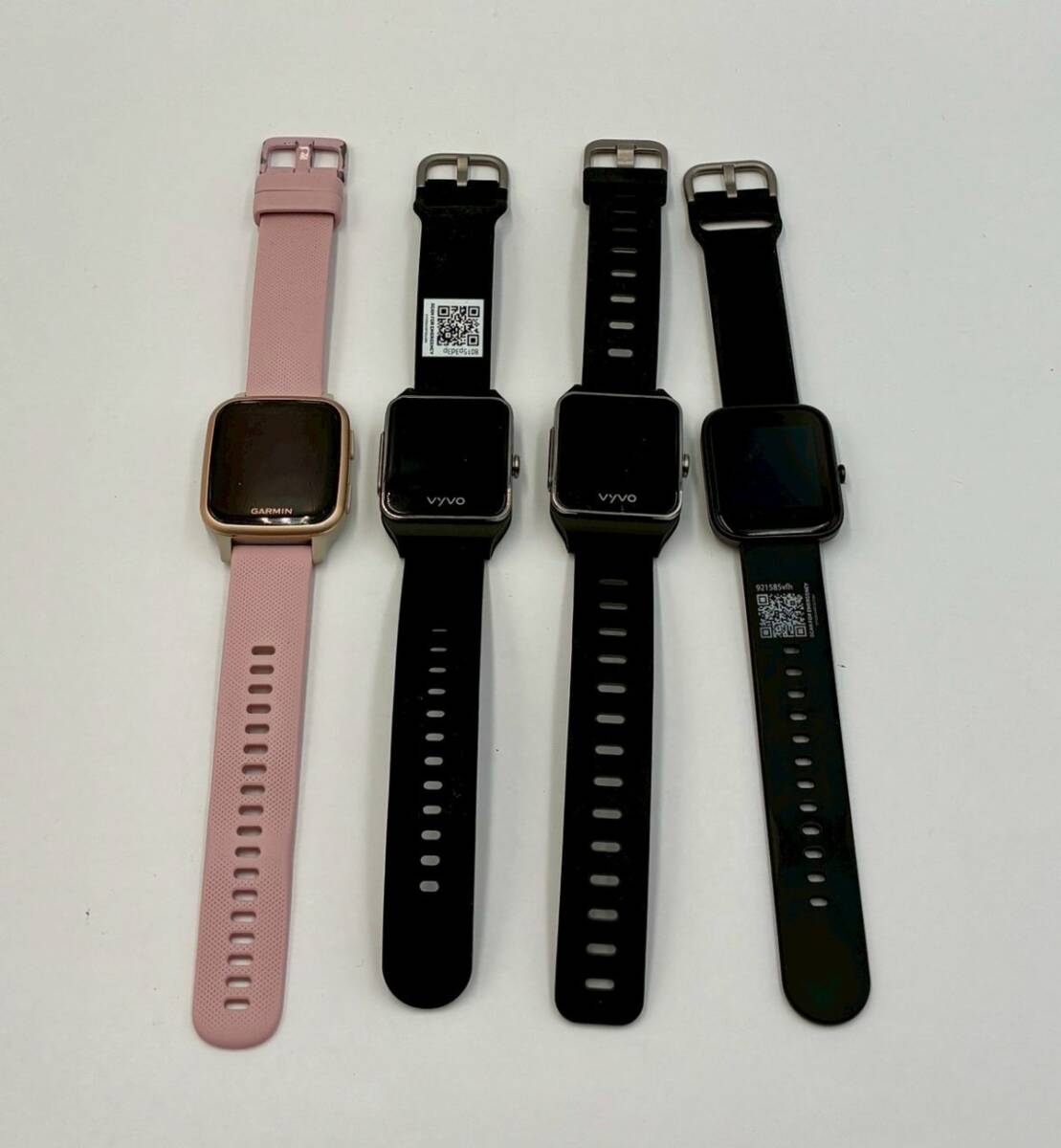 1円～⑥【送料230円】美品 スマートウォッチ 4点まとめ Garmin ガーミン Venu Sq Music / vyvo ヴィーヴォ vista+ / WATCH LITE SE #③89