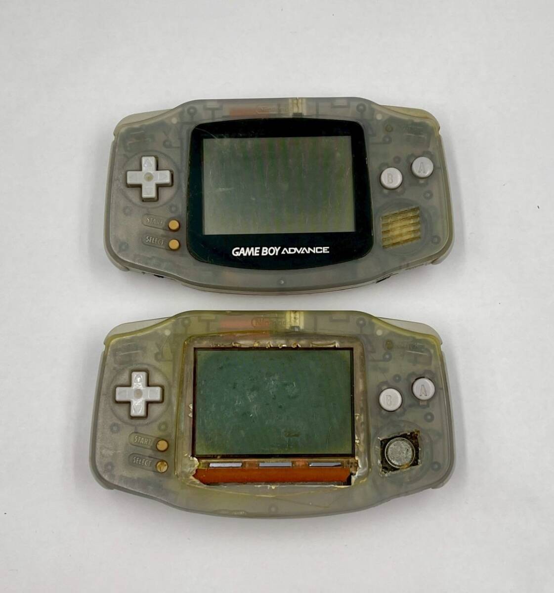 1円〜⑤【送料230円】 Nintendo GAMEBOY ADVANCE AGB-001 2点セット ゲームボーイアドバンス GBA 任天堂 ニンテンドー ＃③74