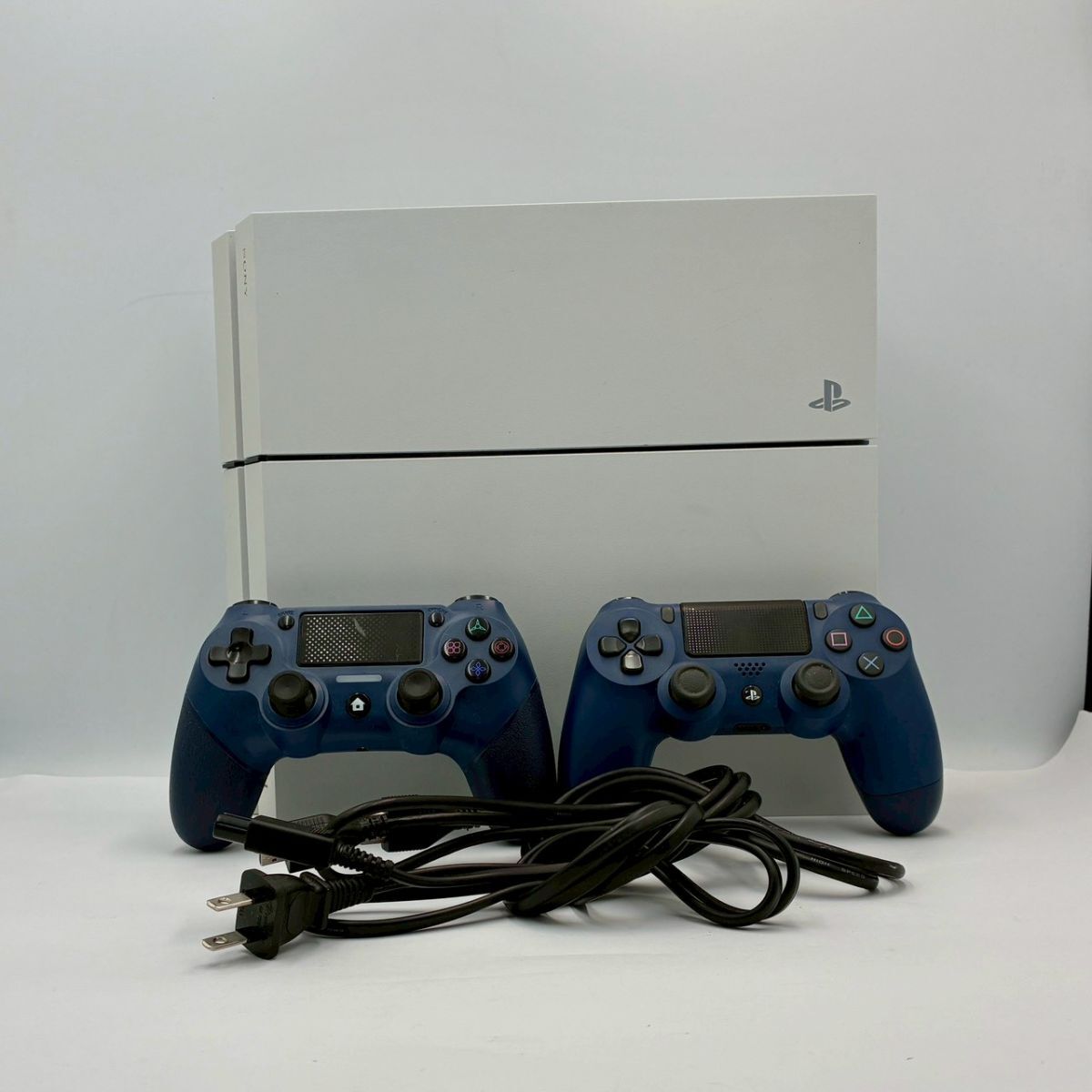 1円～①【動作確認済】美品 SONY ソニー PlayStation4 ホワイト CUH-1200A PS4 500GB 本体 コントローラー ケーブル類 付き #③79