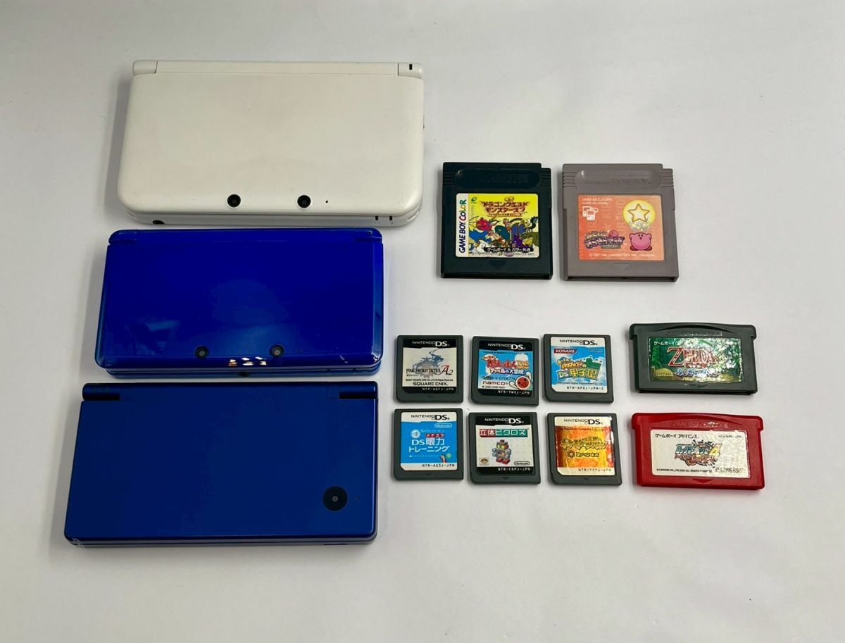 1円〜② Nintendo 3DSLL 3DS DSi 本体 GB GBA DS ソフト まとめ ドラクエ ゼルダ FF 太鼓の達人 ポケモン パワプロ ロックマン 等 ＃③93