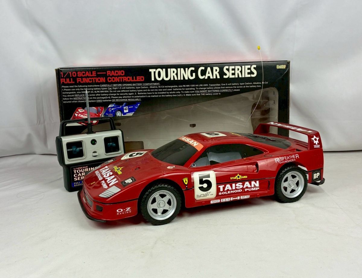 1円〜③ トイコー TOYCO 1/10スケール TAISAN F-40 ツーリングカーシリーズ タイサン フェラーリ ラジコン 40MHz 昭和レトロ 当時物 ＃③69