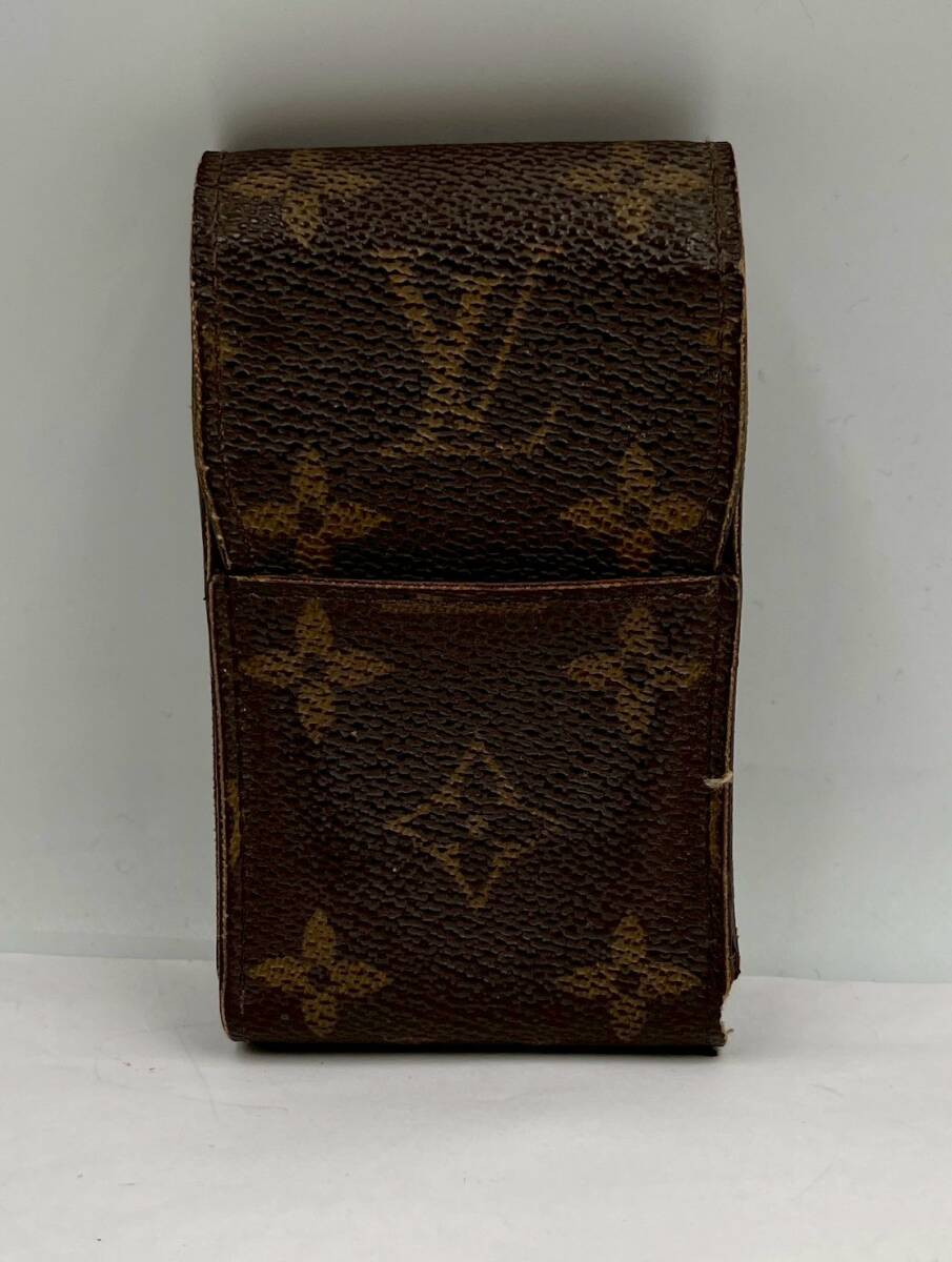 1円〜⑧【送料230円】LOUIS VUITTON ルイヴィトン モノグラム エテュイ シガレット M63024 シガレットケース タバコケース ＃③12