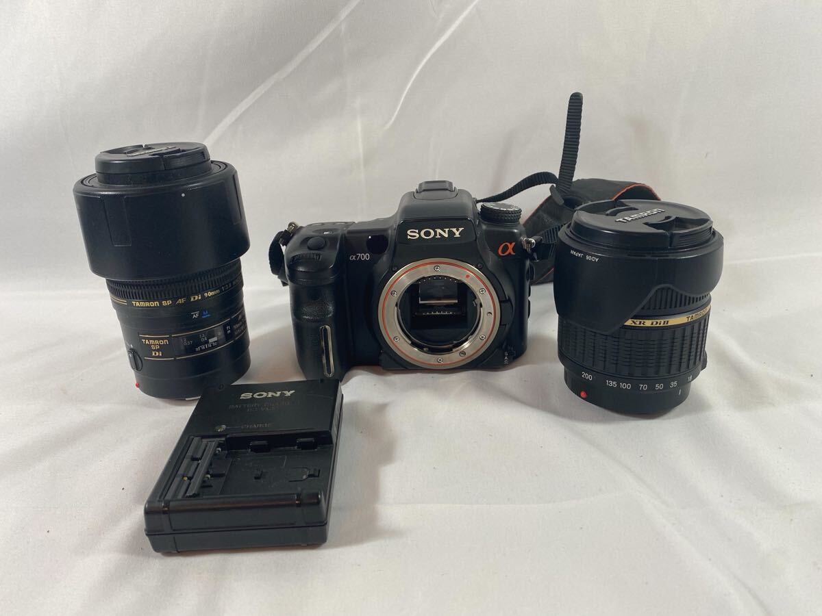 ④ SONY α 700 DSLR-A700 デジタル一眼レフ　通電確認済　【05113】