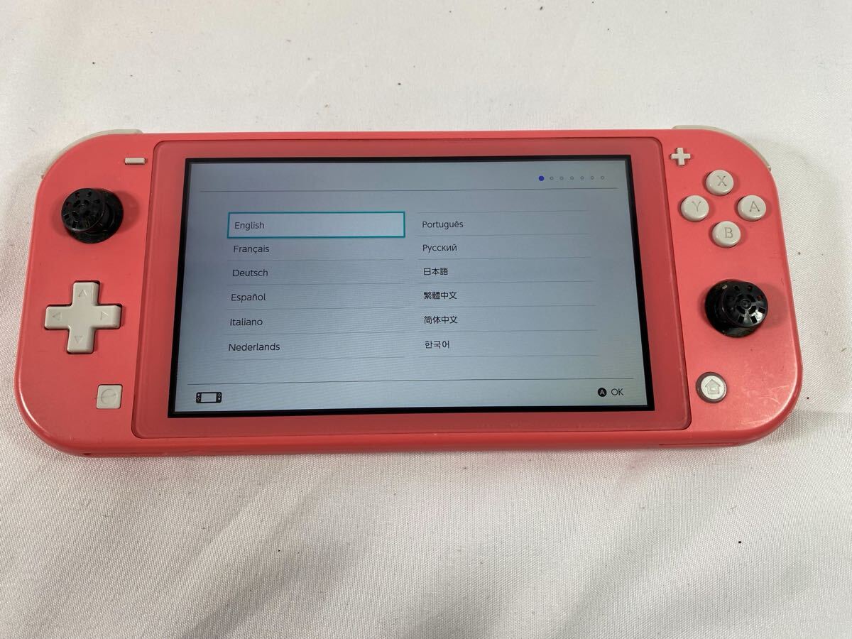 ④ Nintendo 任天堂 ニンテンドースイッチライト Switch Lite HDD-001 初期化済　【05121】