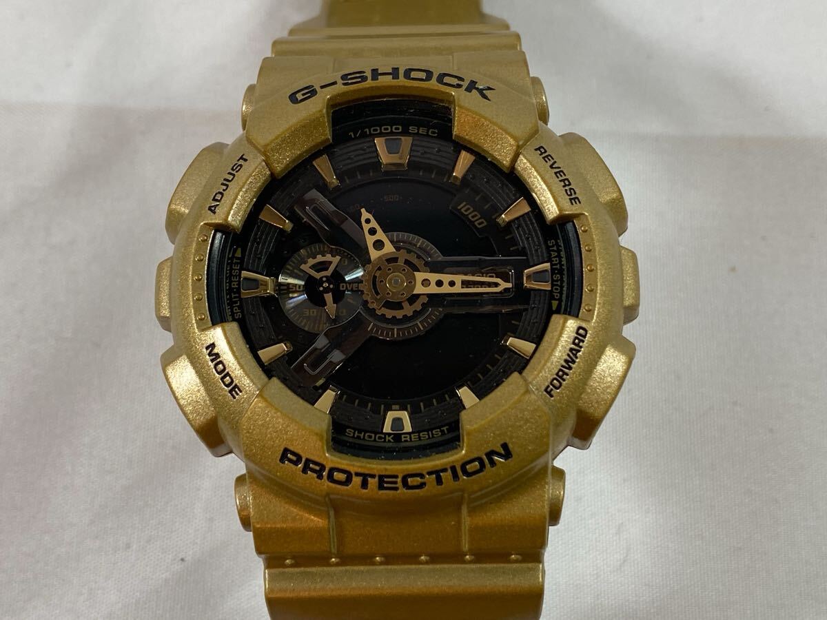 ④ CASIO G-SHOCK クレイジーゴールド　GA-110GD 【05119】