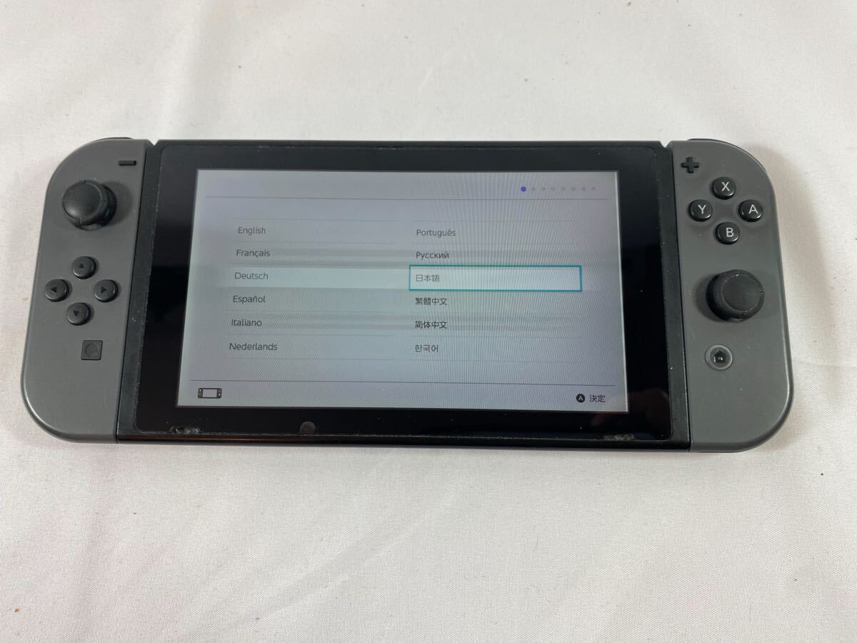 ④ Nintendo 任天堂 ニンテンドー ニンテンドースイッチ Switch HAC-001 初期化済み　【05117】