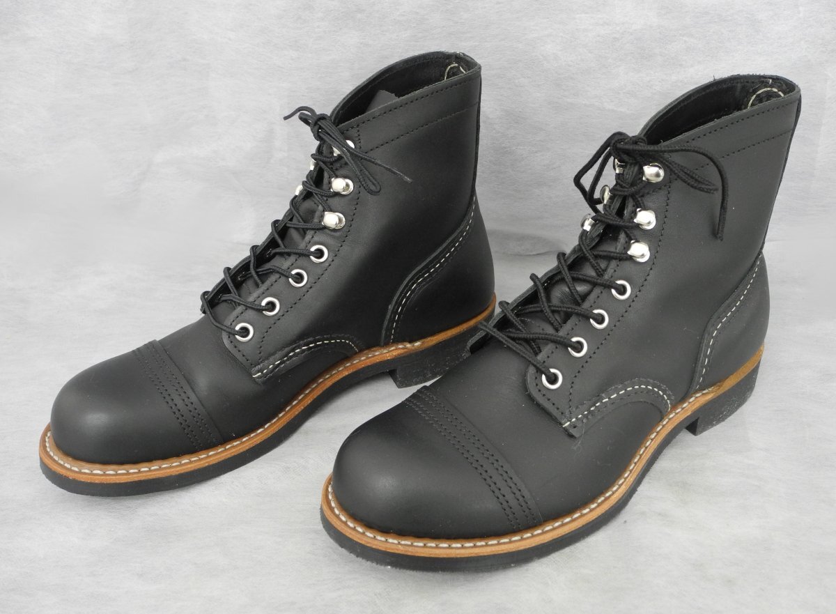 RED WING 8084 IRON RANGER レッドウィング アイアンレンジャー 24.5cm US6.5D ブラック 中古美品 元箱付き