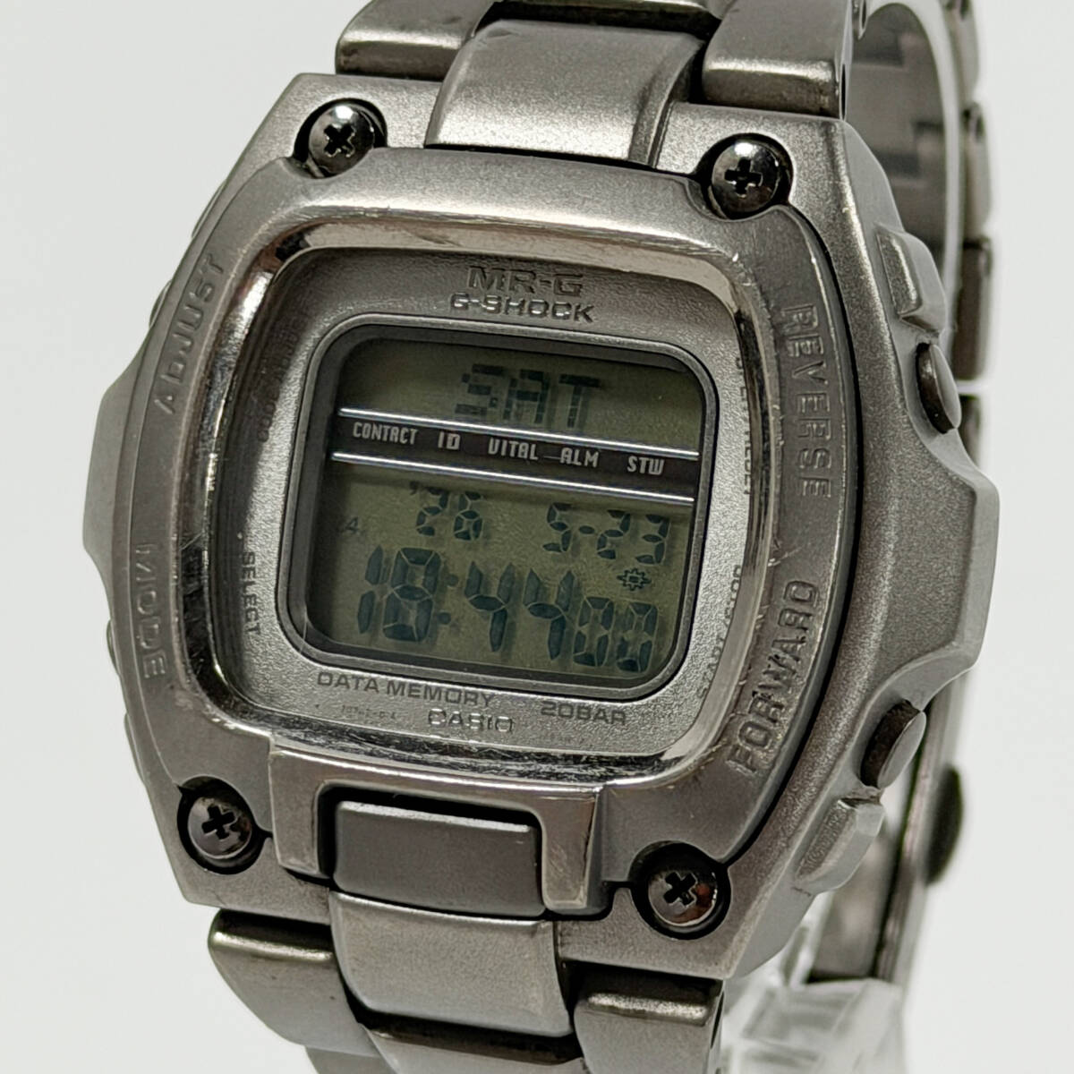 【10179Q】稼働品 CASIO カシオ G-SHOCK MRG-210T チタンモデル 電池交換済 メンズ 腕時計 現状品