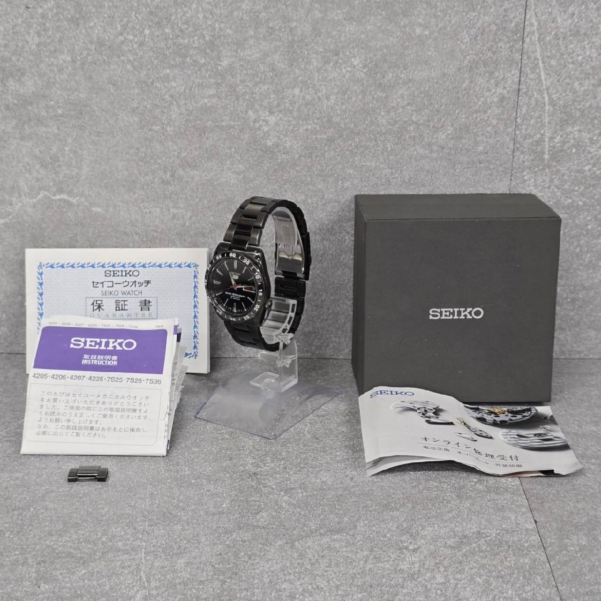 NT2508① SEIKO セイコー SEIKO 5 7S26‐02T0 腕時計 自動巻き 現状渡し 中古 ジャンク品