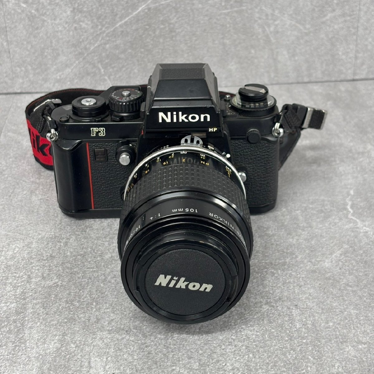 NK4747① Nikon ニコン F3 HP NIKKOR-105ｍｍ1:４ フィルムカメラ 現状渡し 中古 ジャンク品