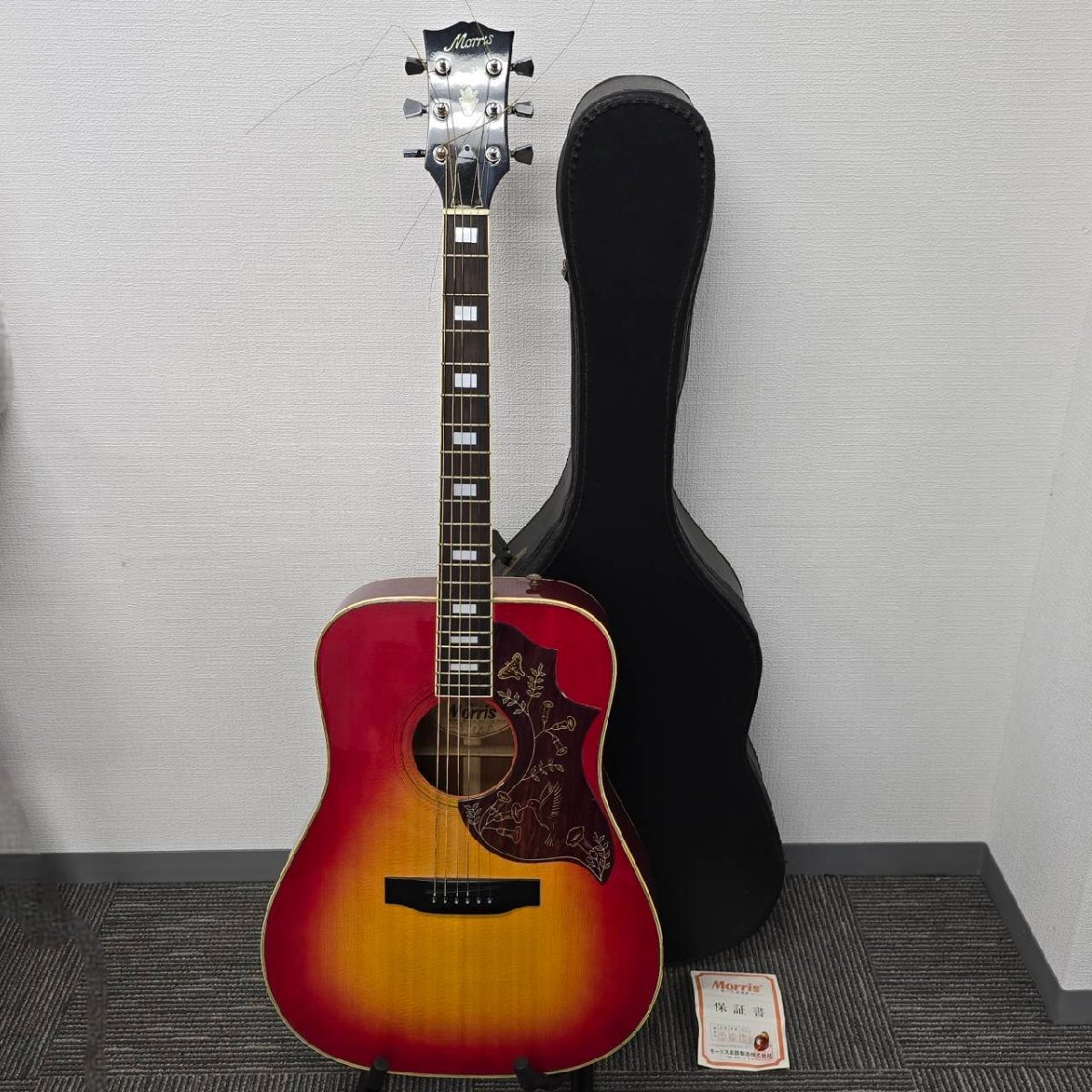 ※まとめて取引不可※ NK4864① MORRIS モーリス WH-30 アコースティックギター 現状渡し 中古 ジャンク品