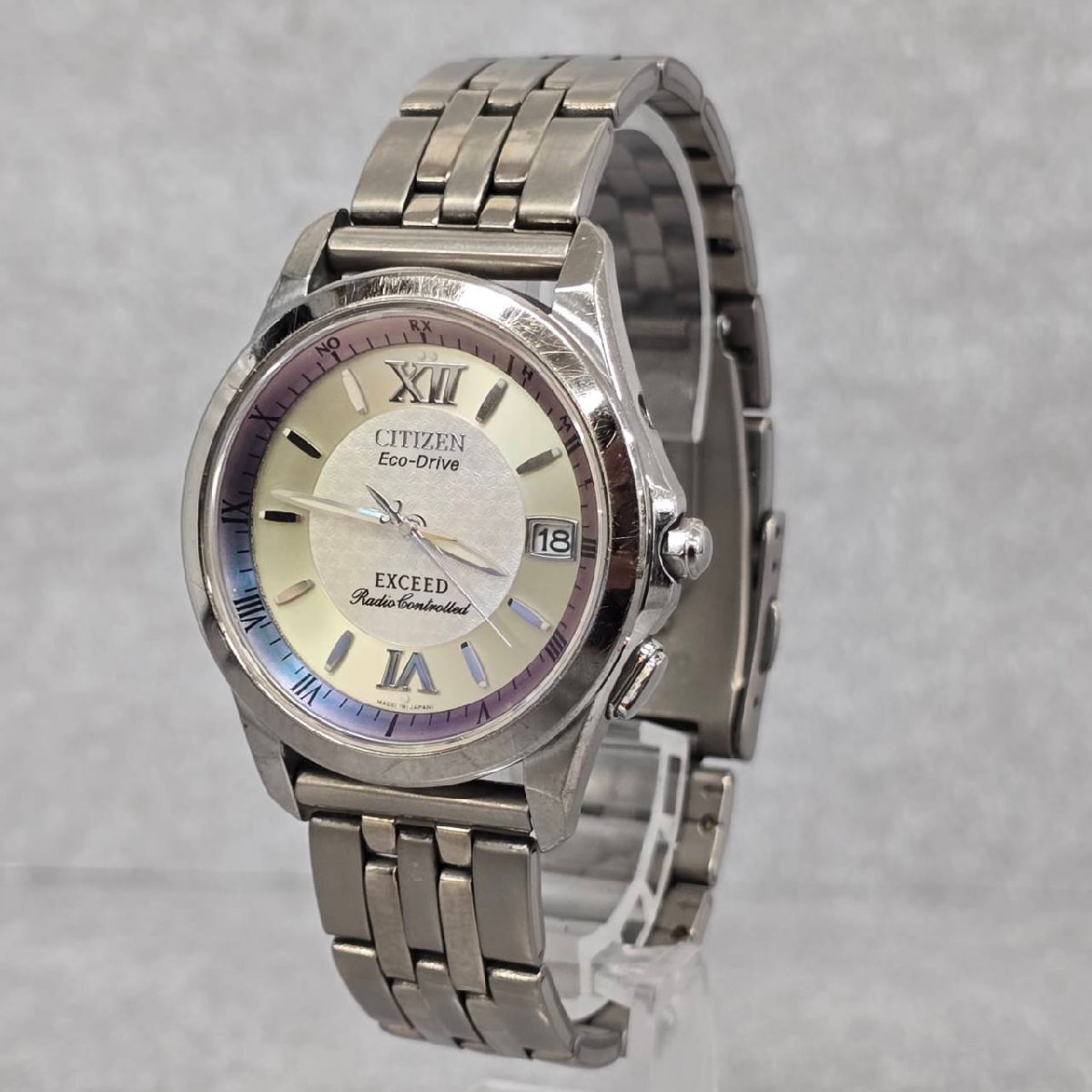 NT2610② CITIZEN シチズン EXCEED エクシード H110-T009417 エコドライブ ソーラー 腕時計 現状渡し 中古 ジャンク品