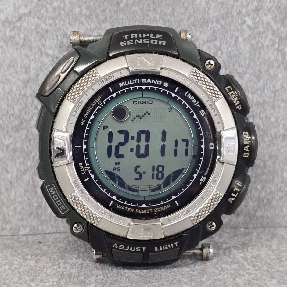 NT2581① CASIO カシオ PRO TREK プロトレック PRW-1500J フェイスのみ 腕時計 クオーツ 現状渡し 中古 ジャンク品