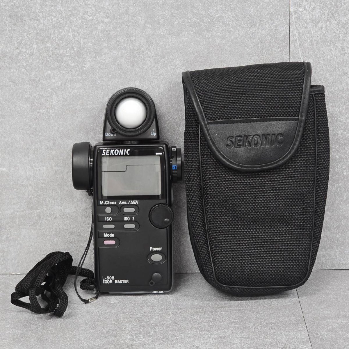 NK5186 SEKONIC セコニック ズームマスター L-508 露出計 ソフトケース付き 現状渡し 中古 ジャンク品
