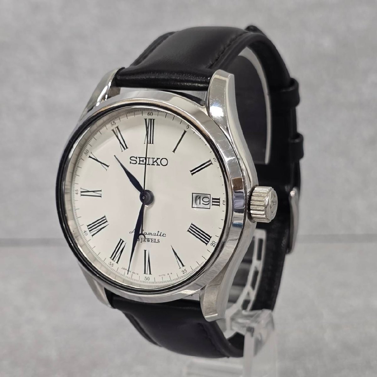 NT2859 SEIKO セイコー 王法王朗 ほうろう ダイヤル 6R15-02P0 自動巻 腕時計 現状渡し 中古 ジャンク品