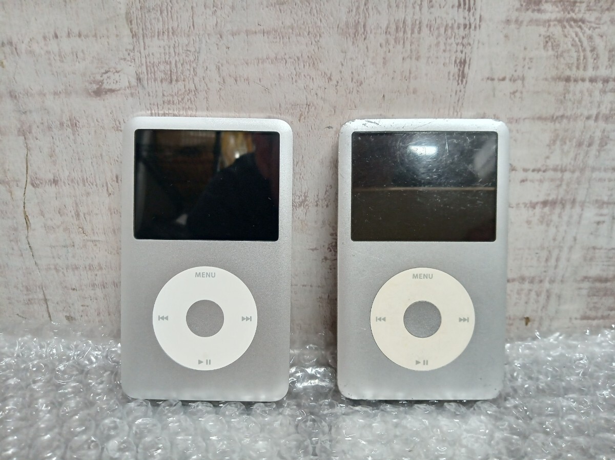 Apple　アップル　 iPod Classic まとめ　2点　 アイポッド　 クラシック　 A1238　80GB 160GB デジタルオーディオ ジャンク