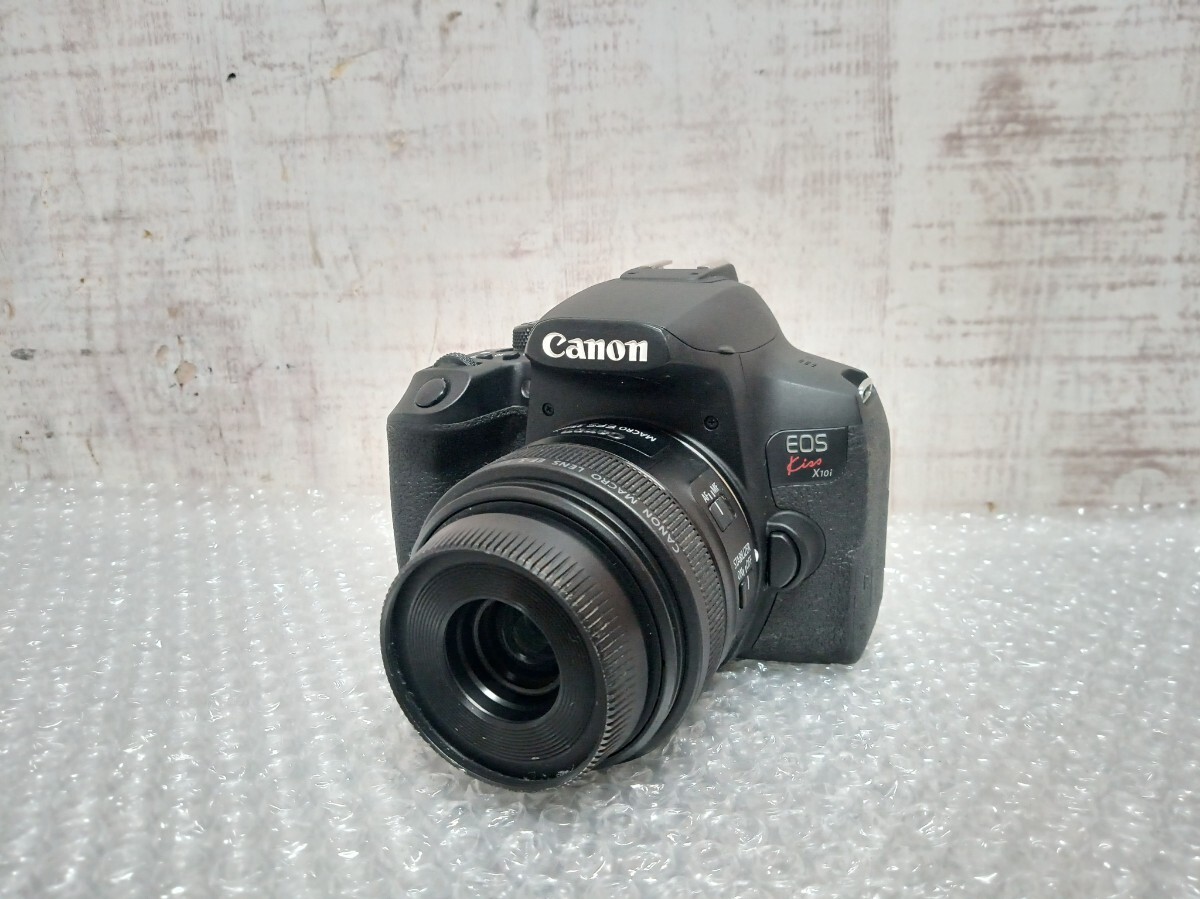 希少　 Canon キャノン EOS Kiss X10i デジタル　一眼レフ　ボディ　 レンズ　MACRO LENS EF-S 35mm 1:2.8 IS STM ジャンク