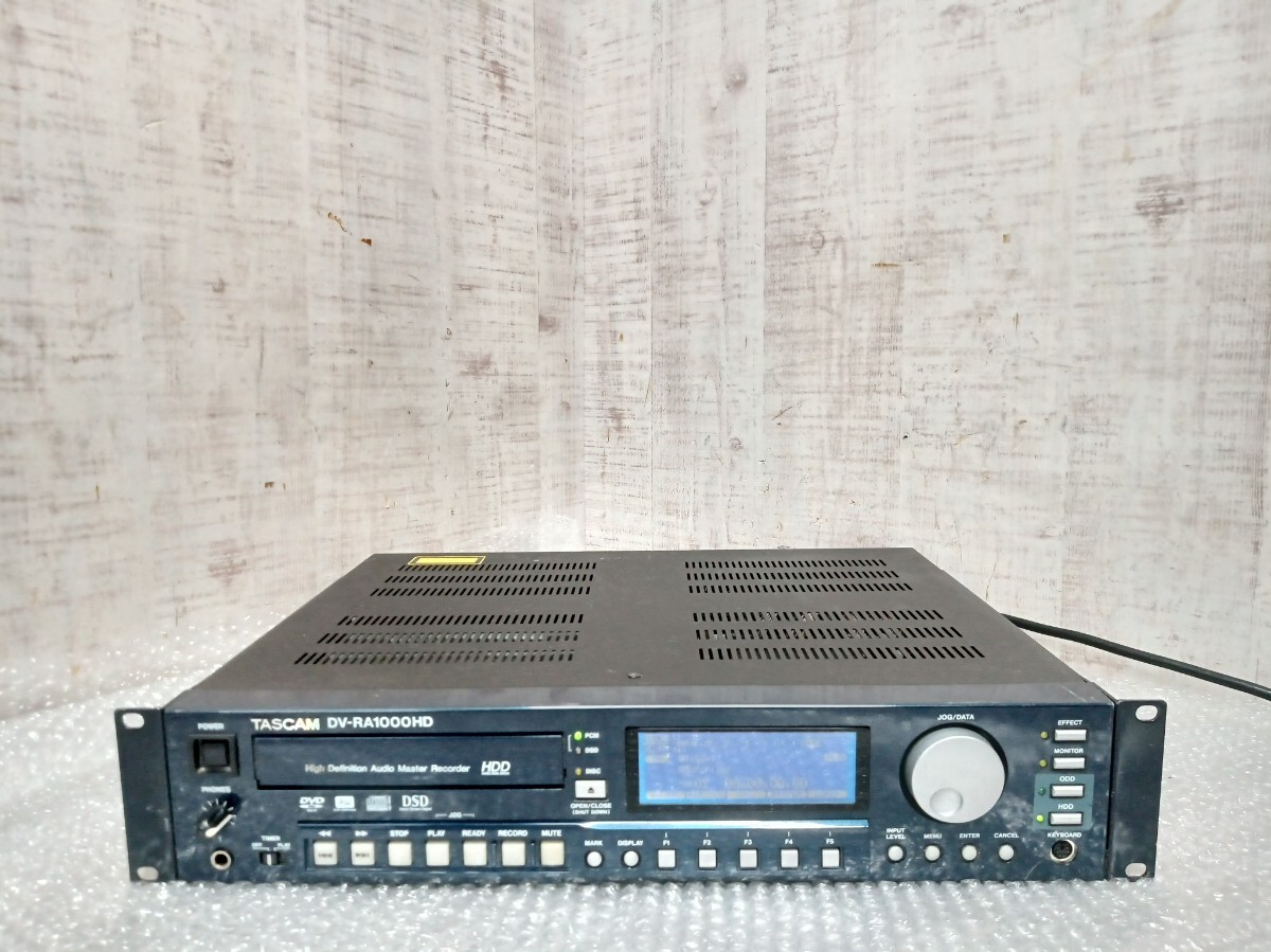 TASCAM タスカム DV-RA1000HD マルチトラックレコーダー　オーディオマスターレコーダー　オーディオ　音響機器　機材　ジャンク