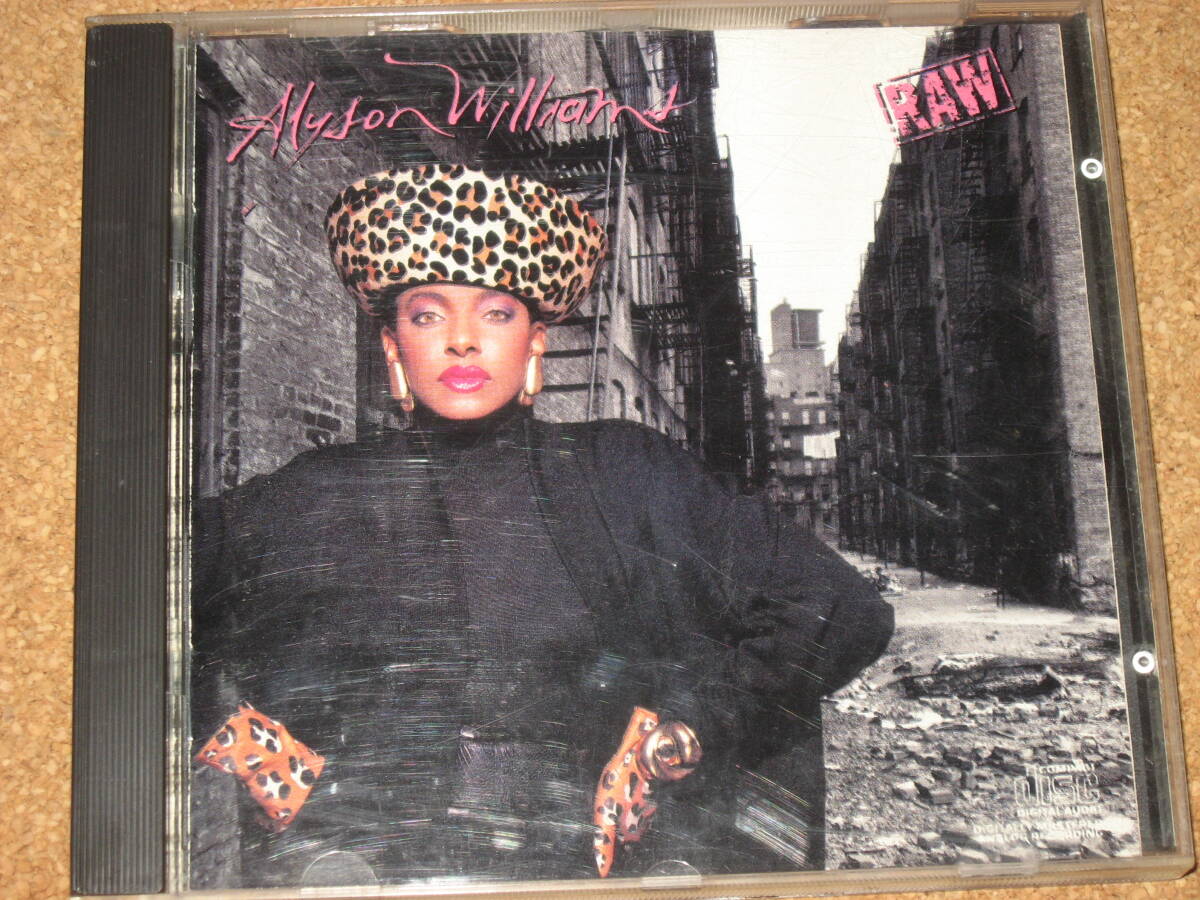 20CD■ALYSON WILLIAMS■RAW～Def Jamからリリース1989年作品、ハイ・ファッション、シェイズ・オブ・ラヴの元メンバー