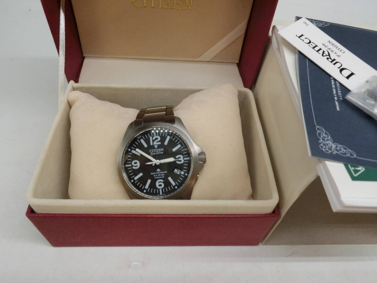 S12475◆CITIZEN PROMASTER PMD56-2863 ECO-DRIVE シチズン プロマスター エコドライブ 稼働品 チタン製 紙箱 メンズ腕時計 コマ等付属品付
