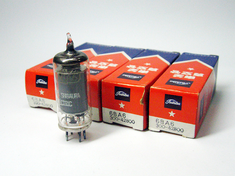 ★☆（管VA006） 東芝 6BA6 4本セット / NOS Toshiba 6BA6 4pcs☆★