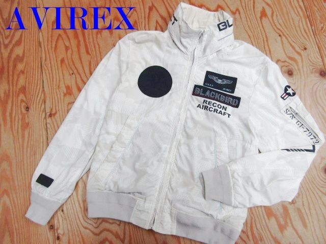 ★AVIREX アヴィレックス★メンズ BLACKBIRD ブラックバード スタンドジップ ジャケット 6102133★R80531059B