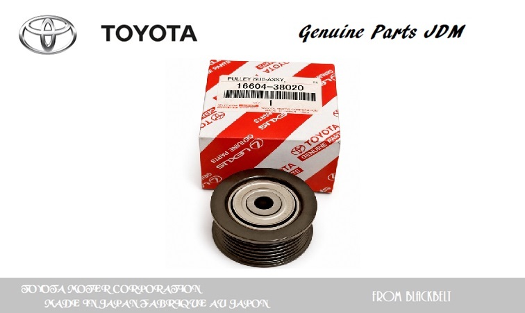 【トヨタ純正パーツ】Lexus LS460 LC500 GS-F IS-F ベルト駆動アイドラプーリー　16604-38020