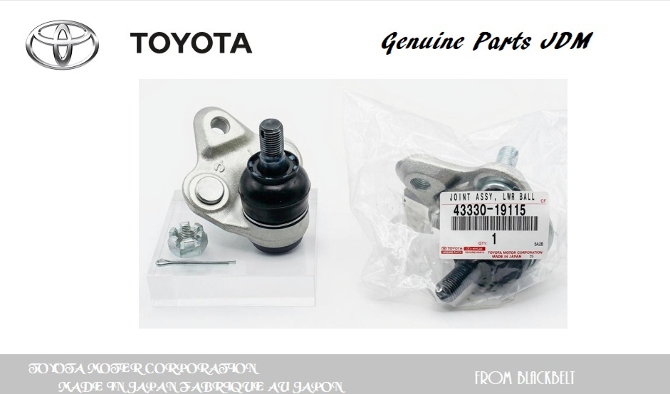 【トヨタ純正パーツ】RAV4 Prius Corolla フロント ロワー ボールジョイント 2個セット 　43330-19115