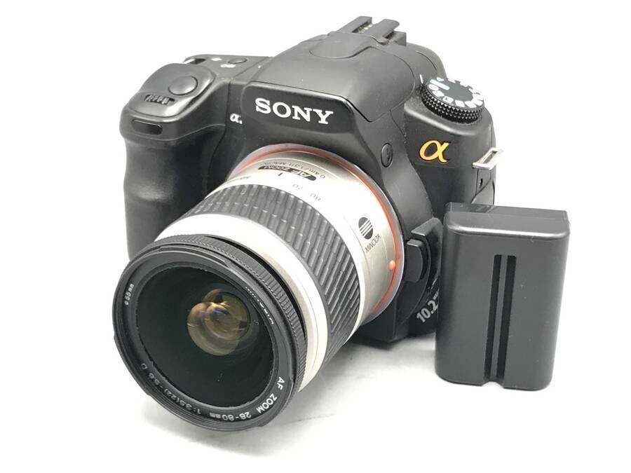 SONY α200 MINOLTA AF ZOOM 28-80mm 1:3.5-5.6 D デジタル一眼レフカメラセット■一部保証品